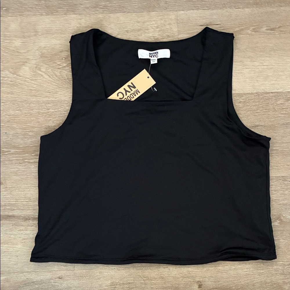 Madden Black Sleeveless Top